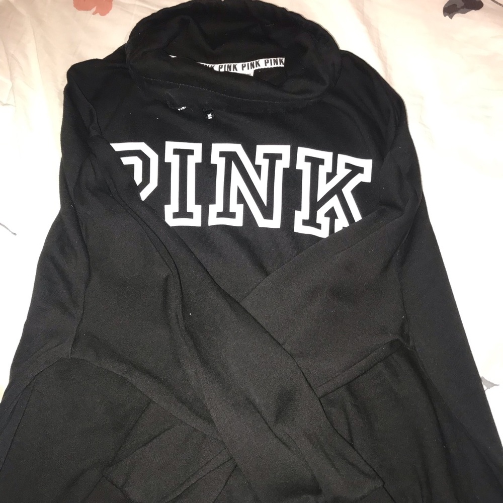 VS Pink Cowlneck Sweater